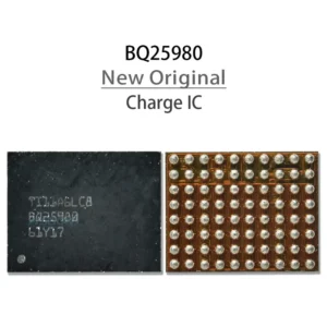 BQ25980 dual phase switched capacitor battery fast charger integrated circuit micro BGA chip undersurface solder balls for smartphone motherboard repair from Bansal Mobiles