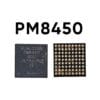 PM8450-000 mobile phone primary power management integrated circuit chip base layout showing pre balled solder pins for smartphone logic board repair from Bansal Mobiles