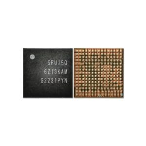 SPU15Q smartphone sub power management integrated circuit chip base layout showing pre balled solder pins for mobile phone motherboard repair from Bansal Mobiles